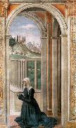 GHIRLANDAIO, Domenico Portrait of the Donor Francesca Pitti-Tornabuoni Spain oil painting artist
